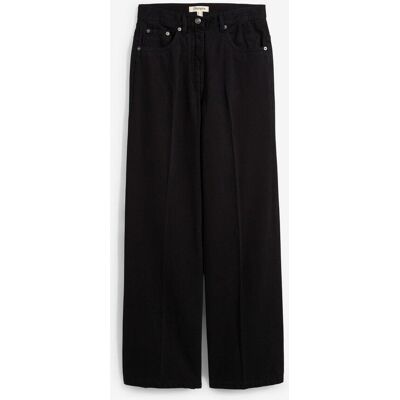 bonprix Twillhose mit Bügelfalte aus reiner Baumwolleschwarz 38Damen bonprix Twillhose mit Bügelfalte aus reiner Baumwolleschwarz 38Damen