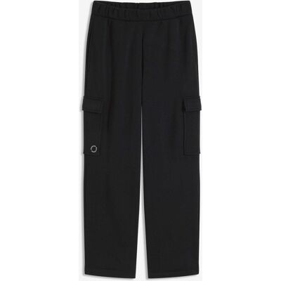 bonprix Thermo Sport-Jogginghose mit weitem Bein, schnelltrocknendschwarz 48Damen bonprix Thermo Sport-Jogginghose mit weitem Bein, schnelltrocknendschwarz 48Damen