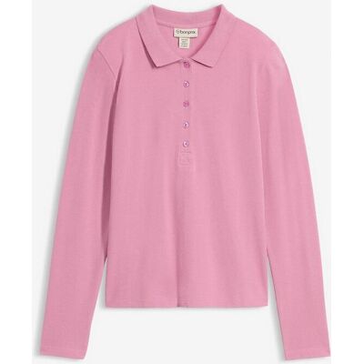 bonprix Piqué-Poloshirt aus reiner Bio-Baumwollerosa 40Damen bonprix Piqué-Poloshirt aus reiner Bio-Baumwollerosa 40Damen