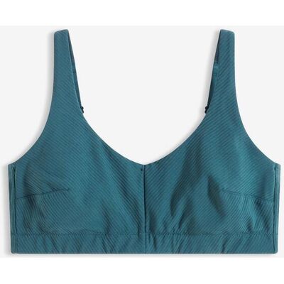 bonprix Sport-BH mit leichtem Halt aus geripptem Materialpetrol 85Damen bonprix Sport-BH mit leichtem Halt aus geripptem Materialpetrol 85Damen