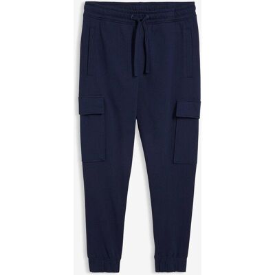 bonprix Jogginghose mit Cargotaschen, Loose Fitblau 64Herren bonprix Jogginghose mit Cargotaschen, Loose Fitblau 64Herren
