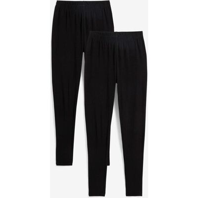 bonprix Leggings (2er Pack)schwarz 40Damen bonprix Leggings (2er Pack)schwarz 40Damen