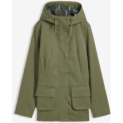 bonprix wasserabweisende Jacke mit Karo-Futtergrün 52Damen bonprix wasserabweisende Jacke mit Karo-Futtergrün 52Damen