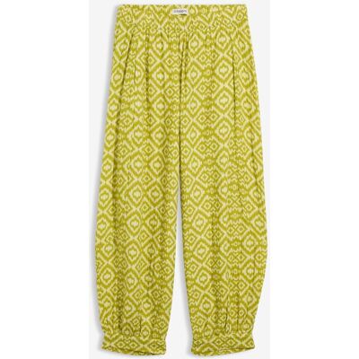 bonprix Ballonhose aus reiner Baumwollegrün 42Damen bonprix Ballonhose aus reiner Baumwollegrün 42Damen
