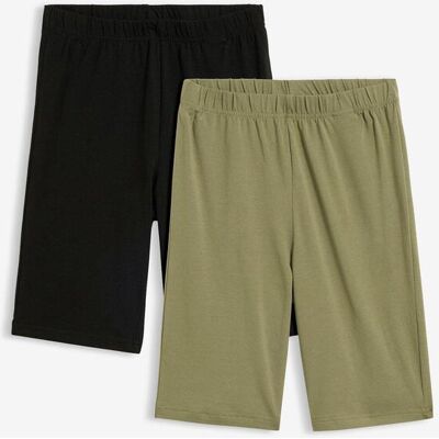 bonprix Radlerhose (2er-Pack)grün 36Damen bonprix Radlerhose (2er-Pack)grün 36Damen