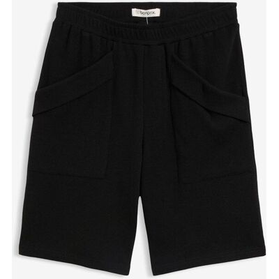 bonprix Jersey-Bermuda aus reiner Baumwolleschwarz 40Damen bonprix Jersey-Bermuda aus reiner Baumwolleschwarz 40Damen