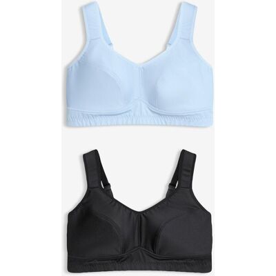 bonprix Sport-BH mit mittlerem Halt (2er Pack)blau 90Damen bonprix Sport-BH mit mittlerem Halt (2er Pack)blau 90Damen