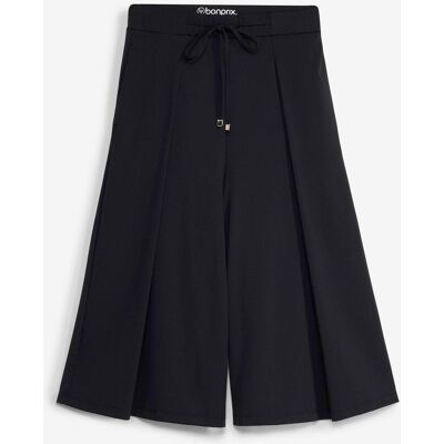bonprix Ultraleichte Sport-Culottes mit Zierfalten, schnelltrocknendschwarz 36Damen bonprix Ultraleichte Sport-Culottes mit Zierfalten, schnelltrocknendschwarz 36Damen