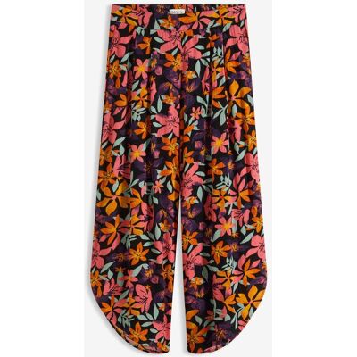bonprix Strandhose aus fließender Viskoseschwarz 40Damen bonprix Strandhose aus fließender Viskoseschwarz 40Damen