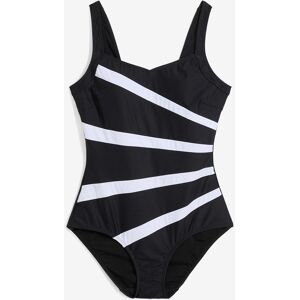 bonprix Medium Shape-Badeanzug mit Einsätzenschwarz 50Damen bonprix Medium Shape-Badeanzug mit Einsätzenschwarz 50Damen
