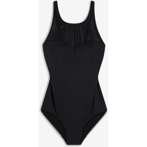 bonprix Medium Shape-Badeanzug mit transparentem Meshschwarz 40Damen bonprix Medium Shape-Badeanzug mit transparentem Meshschwarz 40Damen