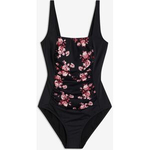bonprix Medium Shape-Badeanzug mit eckigem Ausschnittschwarz 56Damen bonprix Medium Shape-Badeanzug mit eckigem Ausschnittschwarz 56Damen