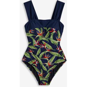 bonprix Medium Shape-Badeanzug mit breiten Trägernblau 42Damen bonprix Medium Shape-Badeanzug mit breiten Trägernblau 42Damen
