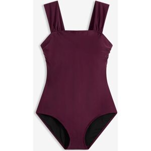 bonprix Medium Shape-Badeanzug mit breiten Trägernlila 56Damen bonprix Medium Shape-Badeanzug mit breiten Trägernlila 56Damen