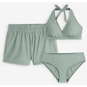 bonprix Bikini und Badeunterteil (3-tlg.Set)grau 46Damen bonprix Bikini und Badeunterteil (3-tlg.Set)grau 46Damen