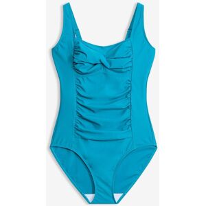 bonprix Medium Shape-Badeanzug mit Wickeloptikblau 38Damen bonprix Medium Shape-Badeanzug mit Wickeloptikblau 38Damen