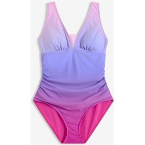 bonprix Medium Shape-Badeanzug mit Raffunglila 40Damen bonprix Medium Shape-Badeanzug mit Raffunglila 40Damen