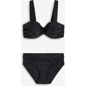 bonprix Balconette-Bikini mit gepolsterten Trägern (2-tlg. Set)schwarz 52Damen bonprix Balconette-Bikini mit gepolsterten Trägern (2-tlg. Set)schwarz 52Damen
