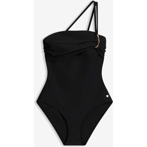 bonprix Bandeau-Badeanzug mit goldfarbenen Detailsschwarz 48Damen bonprix Bandeau-Badeanzug mit goldfarbenen Detailsschwarz 48Damen