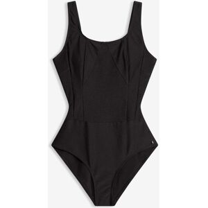 bonprix Medium Shape-Badeanzug aus glänzendem Materialschwarz 48Damen bonprix Medium Shape-Badeanzug aus glänzendem Materialschwarz 48Damen