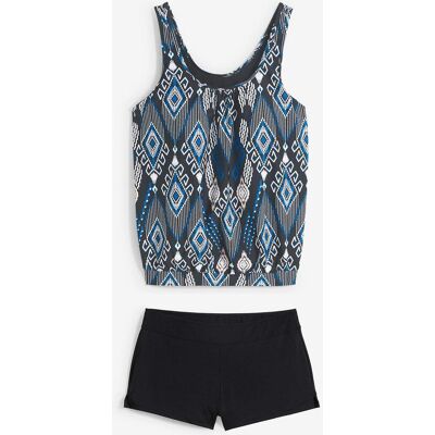 bonprix Oversize-Tankini (2-tlg.Set) mit Pantyschwarz 46Damen bonprix Oversize-Tankini (2-tlg.Set) mit Pantyschwarz 46Damen