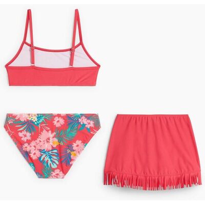bonprix Bikini und Rock (3-tlg.Set)pink 116Mädchen bonprix Bikini und Rock (3-tlg.Set)pink 116Mädchen