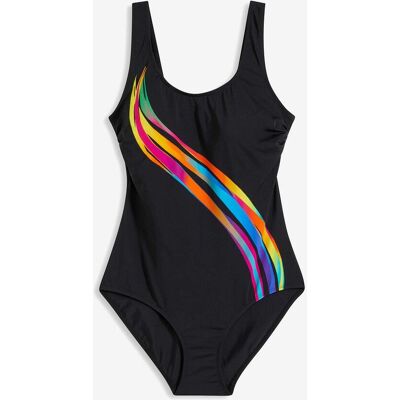 bonprix Badeanzug mit hohem Rückenausschnittschwarz 52Damen bonprix Badeanzug mit hohem Rückenausschnittschwarz 52Damen