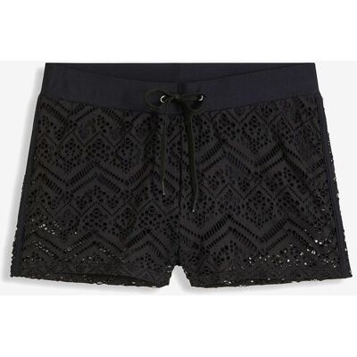 bonprix Badeshorts mit Spitzeschwarz 36Damen bonprix Badeshorts mit Spitzeschwarz 36Damen