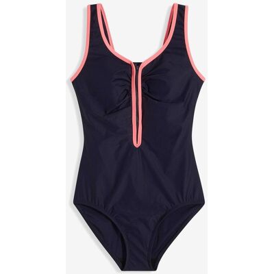 bonprix Light Shape Badeanzug mit Reißverschlussblau 54Damen bonprix Light Shape Badeanzug mit Reißverschlussblau 54Damen