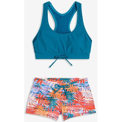 bonprix Bustier Bikini mit Pantyhose (2-tlg.Set)petrol 46Damen bonprix Bustier Bikini mit Pantyhose (2-tlg.Set)petrol 46Damen