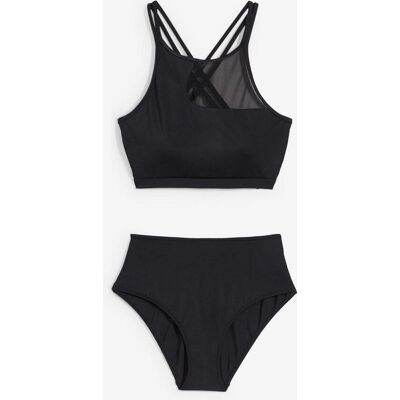 bonprix Bustier Bikini (2-tlg.Set) aus recyceltem Polyamidschwarz 44Damen bonprix Bustier Bikini (2-tlg.Set) aus recyceltem Polyamidschwarz 44Damen
