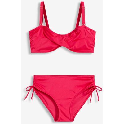 bonprix Balconette-Bikini aus glänzendem Material (2-tlg.Set)pink 44Damen bonprix Balconette-Bikini aus glänzendem Material (2-tlg.Set)pink 44Damen