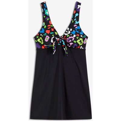 bonprix Badekleid mit kleiner Schleifeschwarz 50Damen bonprix Badekleid mit kleiner Schleifeschwarz 50Damen