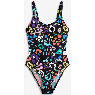 bonprix Light Shape-Badeanzug rundum bedrucktschwarz 40Damen bonprix Light Shape-Badeanzug rundum bedrucktschwarz 40Damen