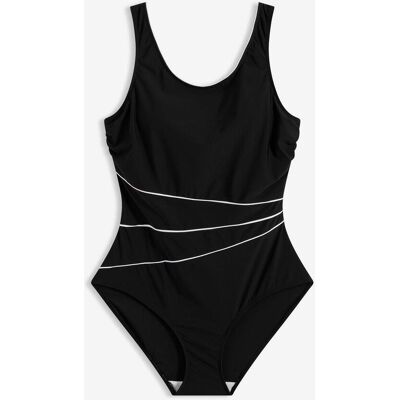 bonprix Light Shape-Badeanzug mit Ziernähtenschwarz 38Damen bonprix Light Shape-Badeanzug mit Ziernähtenschwarz 38Damen