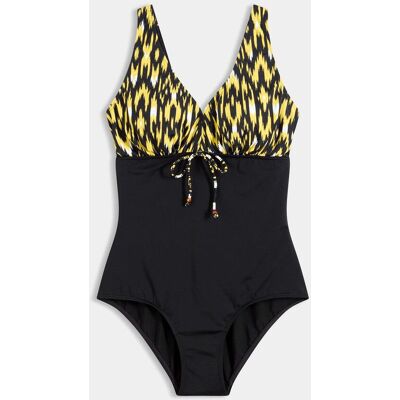 bonprix Medium Shape-Badeanzug mit breiten Trägernschwarz 42Damen bonprix Medium Shape-Badeanzug mit breiten Trägernschwarz 42Damen