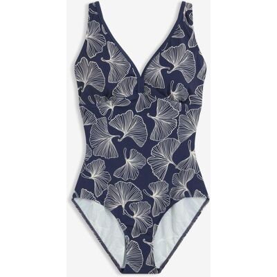 bonprix Badeanzug mit V-Ausschnittblau 48Damen bonprix Badeanzug mit V-Ausschnittblau 48Damen