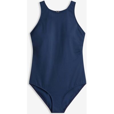 bonprix Badeanzug mit tiefem Rückenausschnittblau 48Damen bonprix Badeanzug mit tiefem Rückenausschnittblau 48Damen