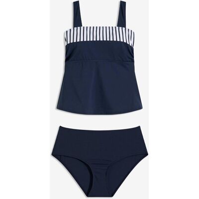 bonprix Tankini mit breiteren Trägern (2-tlg.Set)blau 50Damen bonprix Tankini mit breiteren Trägern (2-tlg.Set)blau 50Damen