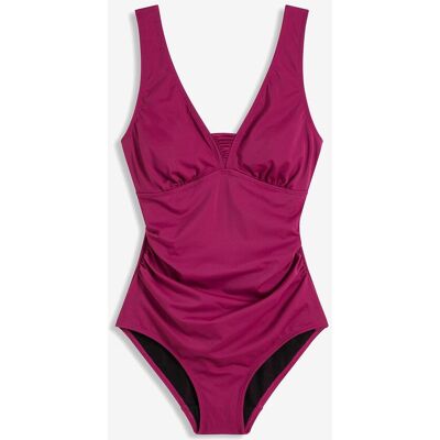 bonprix Medium Shape-Badeanzug mit breiten Trägernlila 54Damen bonprix Medium Shape-Badeanzug mit breiten Trägernlila 54Damen