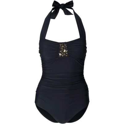 bonprix Light Shape Badeanzug mit Glitzersteinchenschwarz 40Damen bonprix Light Shape Badeanzug mit Glitzersteinchenschwarz 40Damen