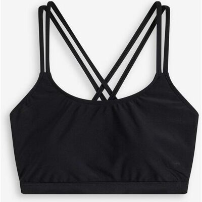 bonprix Bustier-Bikinioberteil mit gekreuzten Trägernschwarz 44Damen bonprix Bustier-Bikinioberteil mit gekreuzten Trägernschwarz 44Damen