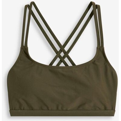 bonprix Bustier-Bikinioberteil mit gekreuzten Trägerngrün 42Damen bonprix Bustier-Bikinioberteil mit gekreuzten Trägerngrün 42Damen