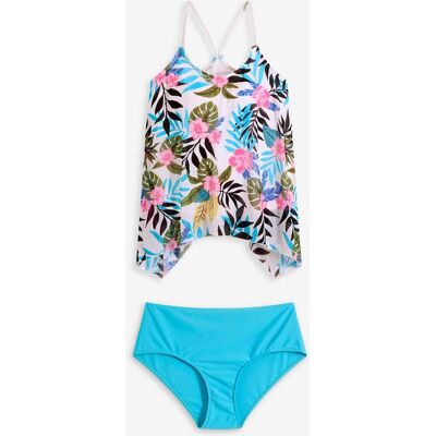 bonprix Tankini mit bedruckter Netzware (2-tlg.Set)weiß 46Damen bonprix Tankini mit bedruckter Netzware (2-tlg.Set)weiß 46Damen