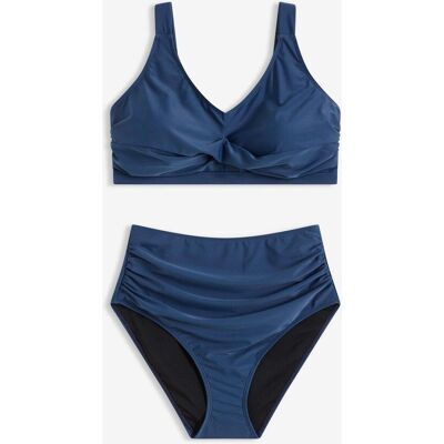 bonprix Light Shape-Bikini (2-tlg.Set) mit Wickeloptikblau 48Damen bonprix Light Shape-Bikini (2-tlg.Set) mit Wickeloptikblau 48Damen