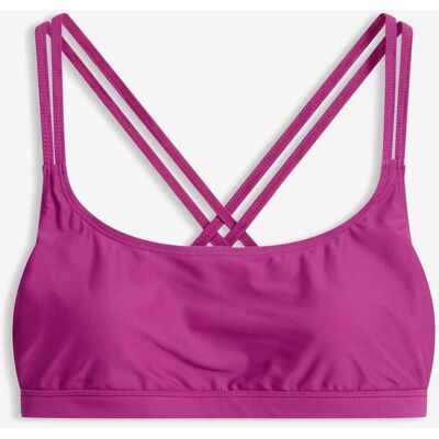 bonprix Bustier-Bikinioberteil mit gekreuzten Trägernlila 46Damen bonprix Bustier-Bikinioberteil mit gekreuzten Trägernlila 46Damen