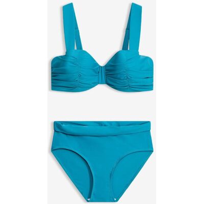 bonprix Balconette-Bikini mit gepolsterten Trägern (2-tlg. Set)blau 48Damen bonprix Balconette-Bikini mit gepolsterten Trägern (2-tlg. Set)blau 48Damen