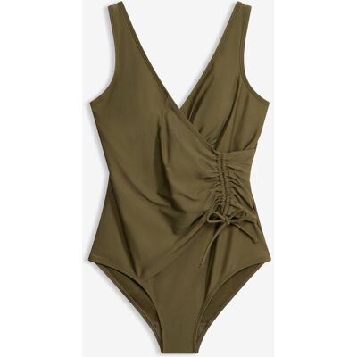 bonprix Light Shape-Badeanzug mit Raffunggrün 54Damen bonprix Light Shape-Badeanzug mit Raffunggrün 54Damen