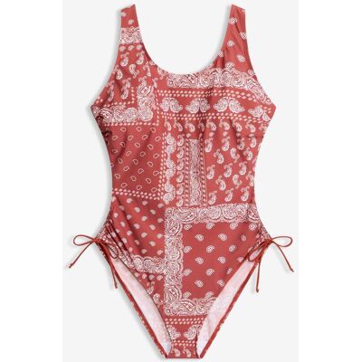 bonprix Light Shape-Badeanzug mit seitlicher Raffungrot 48Damen bonprix Light Shape-Badeanzug mit seitlicher Raffungrot 48Damen