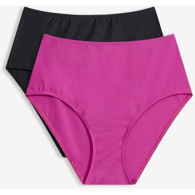 bonprix Highwaist-Bikinihose (2er Pack)lila 40Damen bonprix Highwaist-Bikinihose (2er Pack)lila 40Damen